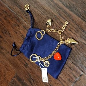 Authentic tory burch bag charm